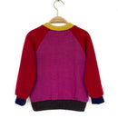 kronjuwel Wollpullover Größe 92 pink rot Upcycling