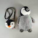  Pinguin Set - Kuscheltier und Tasche