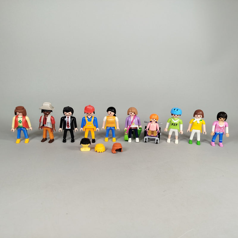 playmobil figuren aufbewahrung Playmobil Figuren Set von 12 Charakteren – gemischt aus verschiedenen