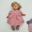 Schlafaugen-Puppe Baby-Puppe mit Zubehör