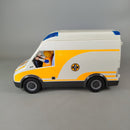Playmobil Bundle Rettungswagen & Polizei Mech mit 4 Figuren