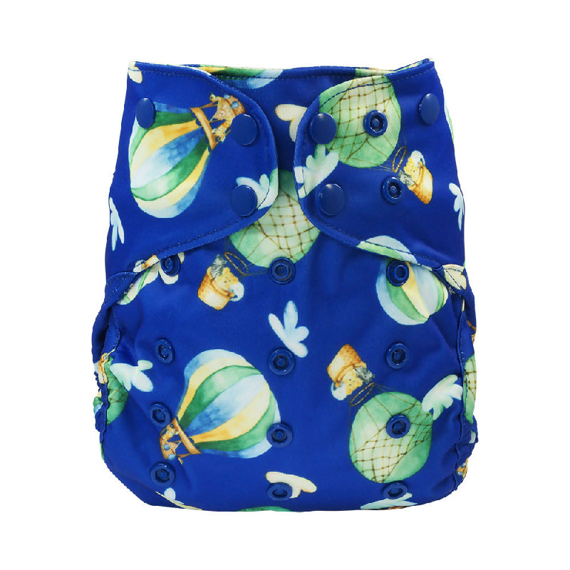 Blümchen OneSize Druckknopf Stoffwindel Überhose (3,5-16kg) Sale