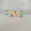 Bundle Playmobil Set von 17 Figuren & Pferd, gebraucht, ab 3 Jahre 