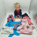 Stehpuppe Modepuppe mit Wechselkleidung