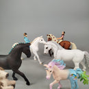Bundle Schleich Set von 8 Pferde & Reiter Figuren