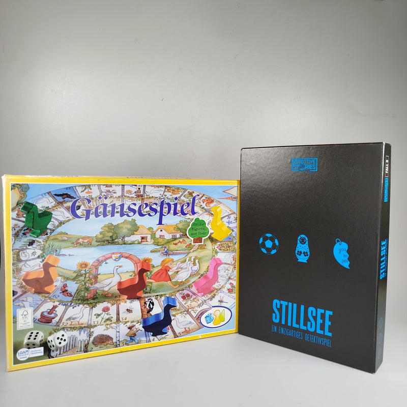 Verschiedene Spiele-Set: Gänsespiel & Stillsee