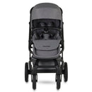 B-Ware Easywalker Kinderwagen Buggy Jimmey Iris Grey Kinderwagen Sitz Grau Einkaufskorb