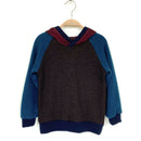 kronjuwel Kapuzenpullover aus 100% Kaschmir in 104/110 dunkelbraun petrol weinrot dunkelblau Upcycling