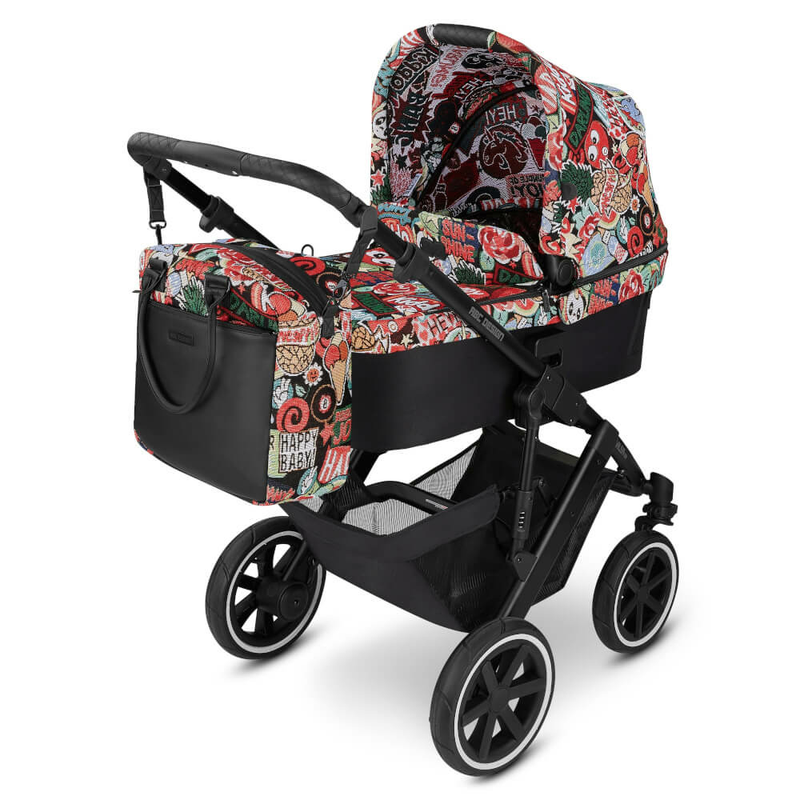 ABC Design Kombi-Kinderwagen Salsa 4 Air inkl. Babywanne Sportsitz Kinderwagen