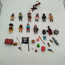 Playmobil Bundle Piraten Set von 10 Piratenfiguren & Zubehör