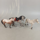 Schleich Bundle Pferde 5x Figuren mit Sattel & Mähne