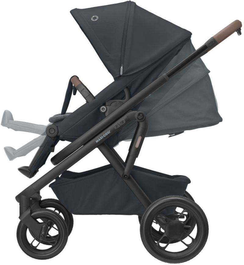 Maxi Cosi LILA XP+ PLUS combi stroller carrycot Essential Graphite stroller