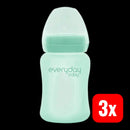 B-Ware Everyday Baby Glas Babyflasche Fläschchen Stillen Anti Kolik 150ml 3 Stück