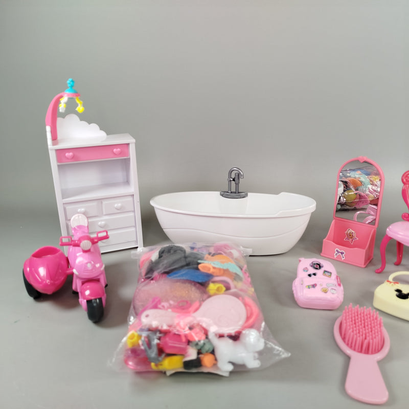 Disney Puppenmöbel & Zubehör Set – Schlafzimmer mit Accessoires