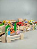 Konvolut BRIO Holzeisenbahn Züge ca. 2 kg, ab 3 4 5 Jahre