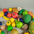 Obst und Gemüse Spieleset – inkl. Stofftasche