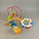 Fisher-Price Bundle Babyspielzeug 4er Holzspielzeug