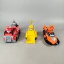 Paw Patrol Bundle Set von 3 Rettungsfahrzeuge mit Figuren
