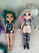 Modepuppen und Zubehör Set – 2 Puppen und Tierfigur, gut