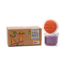 Bio-Easy-Knete vegan • 2er Set • Orange & Violett