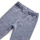 kronjuwel Merinowollhose / Leggings Größe 98/104 grau Upcycling