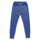 kronjuwel Wollhose Leggings Größe 98/104 blau Upcycling