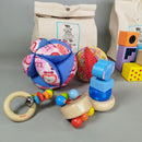 Eichhorn & HEIMESS Holzspielzeug Set – Rasseln, Bausteine & Bälle