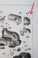 B-Ware Falk 2040 N Kinder Trecker Bagger Lader Claas Arion 410 Anhänger Siehe Text/F279