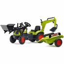 B-Ware Falk 2040 N Kinder Trecker Bagger Lader Claas Arion 410 Anhänger Siehe Text
