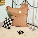B-Ware Fatboy Sitzsack Bag Kissen Recycling Slim Cord Teddybär Braun Recycelt 120x155cm