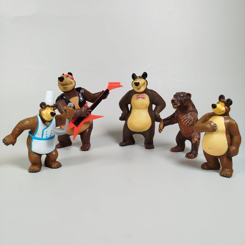 Diverse Bear Characters from Animation and Wildlife (10 Stück)