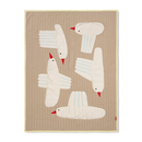B-Ware Ferm Living Bird Quilted Decke Tagesdecke Kuscheldecke Steppdecke Baumwolle Sand