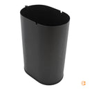 B-Ware Ferm Living Mülleimer Abfallbehälter Enkel Mülltrennung Schwarz 6 6l Inneneimer