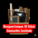 18 Tlg. Designer Lampen Posten – Uvp 11.136,95 € – Zustand: Gemischt