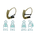 B-Ware Fillikid Bauchtrage Babytrage Natural Babytrage Tragehilfe Beige Tragehilfe