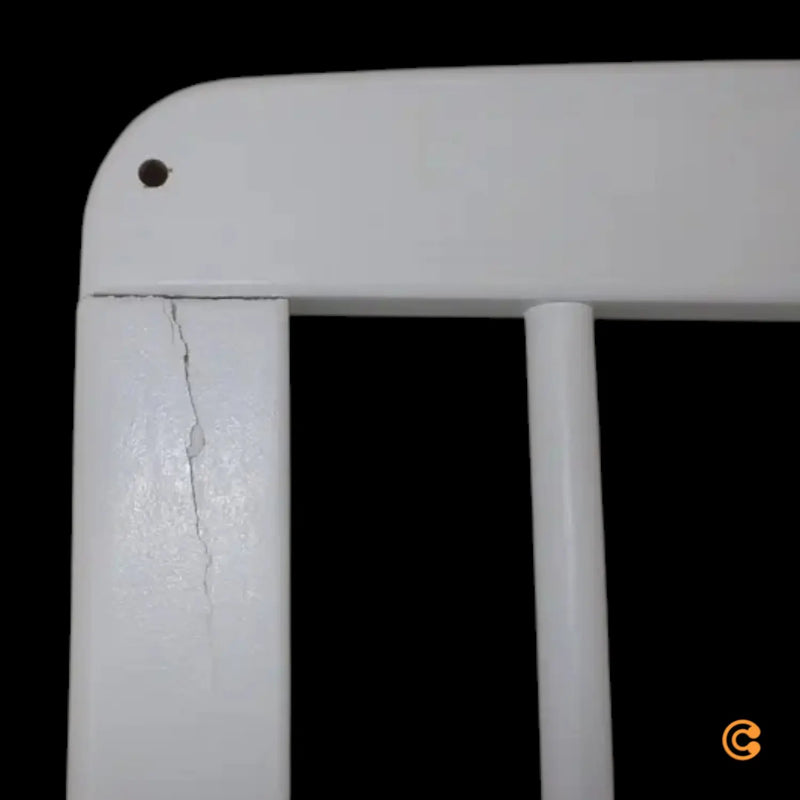 B-Ware Fillikid Nino Beistellbett Babybett Gitterbett Bett Weiß 90x45cm Siehe Text/Foto