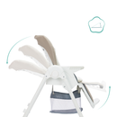 Fillikid Hochstuhl Sitzstuhl Hochstuhl Weiß/Taupe Höhenverstellbar Weiß/Taupe B-Ware