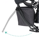 Fillikid Rückentrage Tragehilfe Babytrage Aluminium Wetterschutz Utensilienfach B-Ware