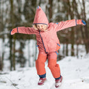 Finkid TALVINEN HUSKY – Sportlicher Winterparka mit abnehmbarer Kapuze terracotta/raspberry