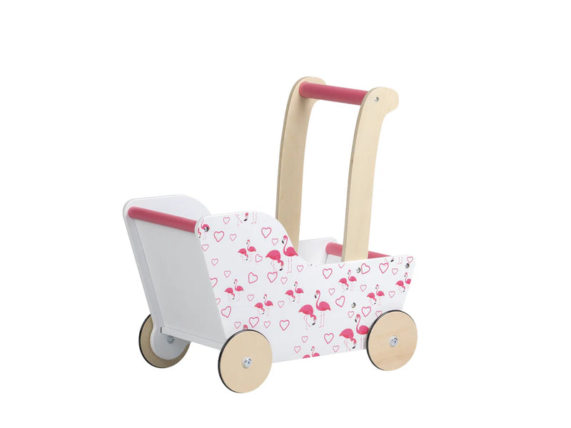 MOOVER - LINE Flamingo Doll's Pram WITHOUT Bedding &amp; Doll