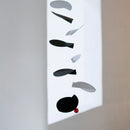 B-Ware Flensted Mobiles Mobile Hängedekoration Turning Leaves Schwarz Weiß Blätter Deko