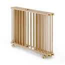 B-Ware Geuther Laufgitter Laufstall Lucilee Buchenholz Beige Gepolstert Verstellbar