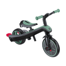 B-Ware Globber 4in1 Trike Explorer Dreirad Olivgrün Kinderfahrzeug Kinderwagen Laufrad