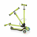 B-Ware Globber Scooter Elite Deluxe Lights Mit Leuchtrollen Cityroller Roller Lime Grün