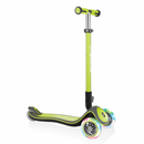 B-Ware Globber Scooter Elite Deluxe Lights Mit Leuchtrollen Cityroller Roller Lime Grün