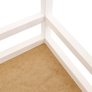 B-Ware Goki Puppenbett Kinderbett Giebeldach Weiß Holz Puppenmöbel Zubehör Dach936