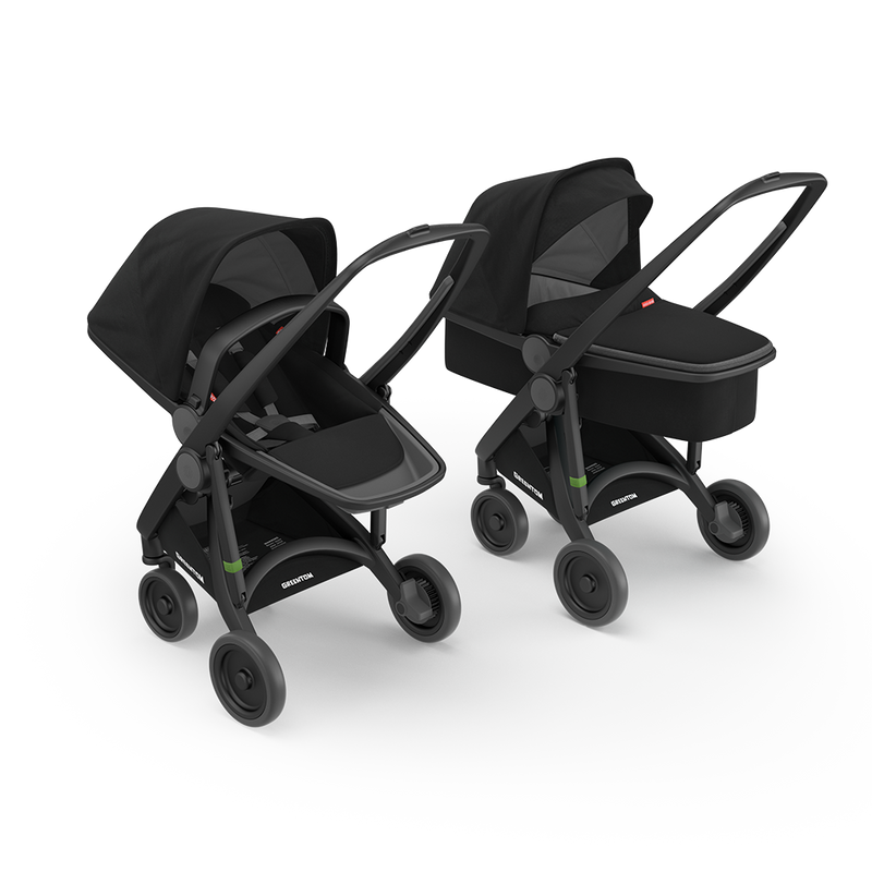 Greentom 2-in-1 – Nachhaltiger Kombikinderwagen | Babywanne & Wendesitz | Refurbished