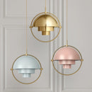 B-Ware Gubi Hängeleuchte Pendelleuchte Multi Lite Rosé Messing Stahl Design Weisdorf