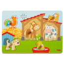Haba Sound Greifpuzzle Lernspiel Puzzle Bauernhof Tiere Auf D.Land Kinder Spiel B-Ware