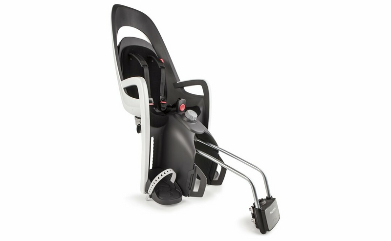 Hamax Caress Kinderfahrradsitz Fahrradsitz Kindersitz Halterung Schwarz Weiß B-Ware